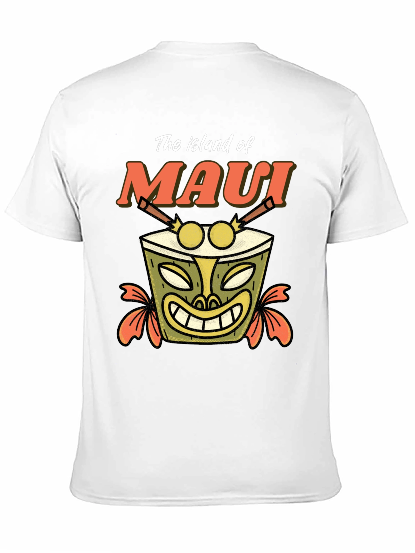 Island of Maui Tiki Drum T-Shirt