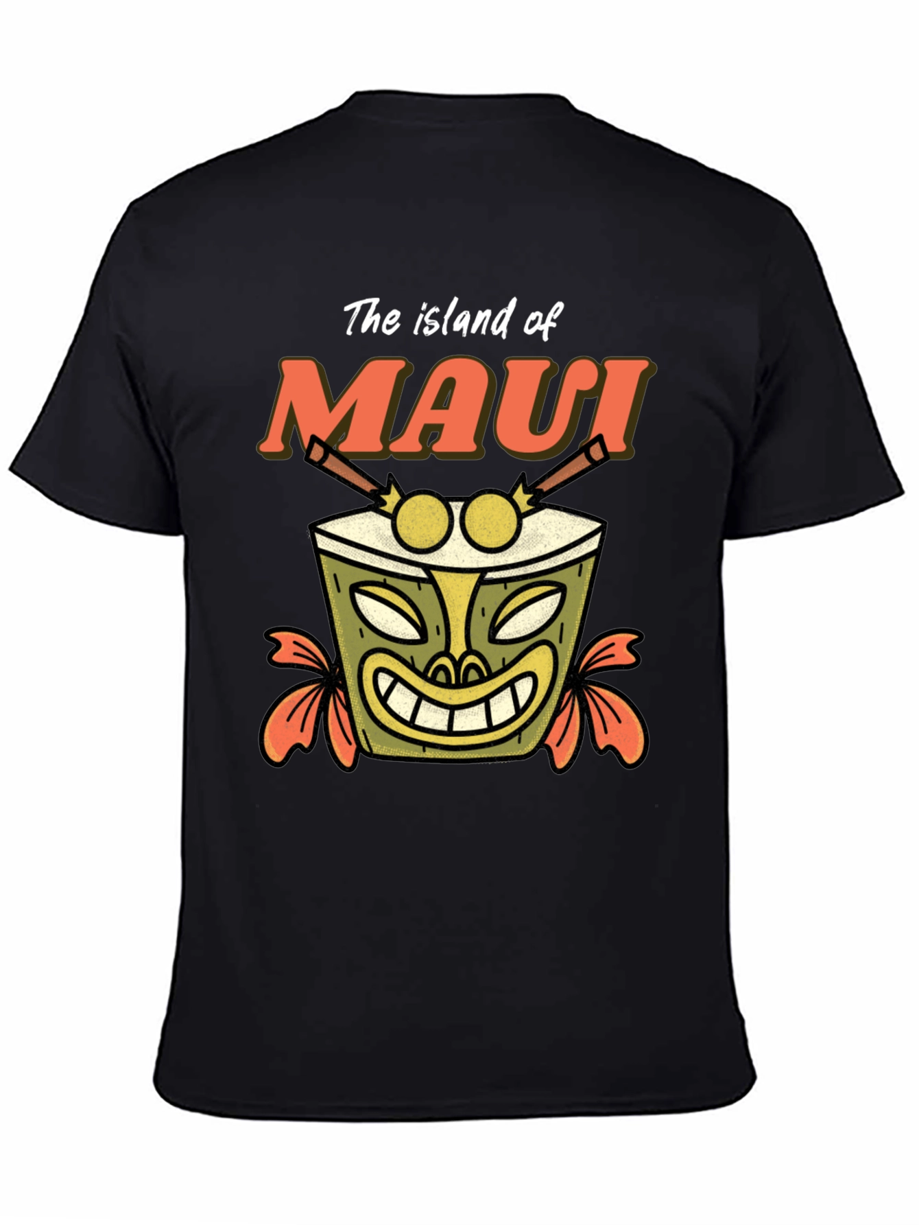 Island of Maui Tiki Drum T-Shirt