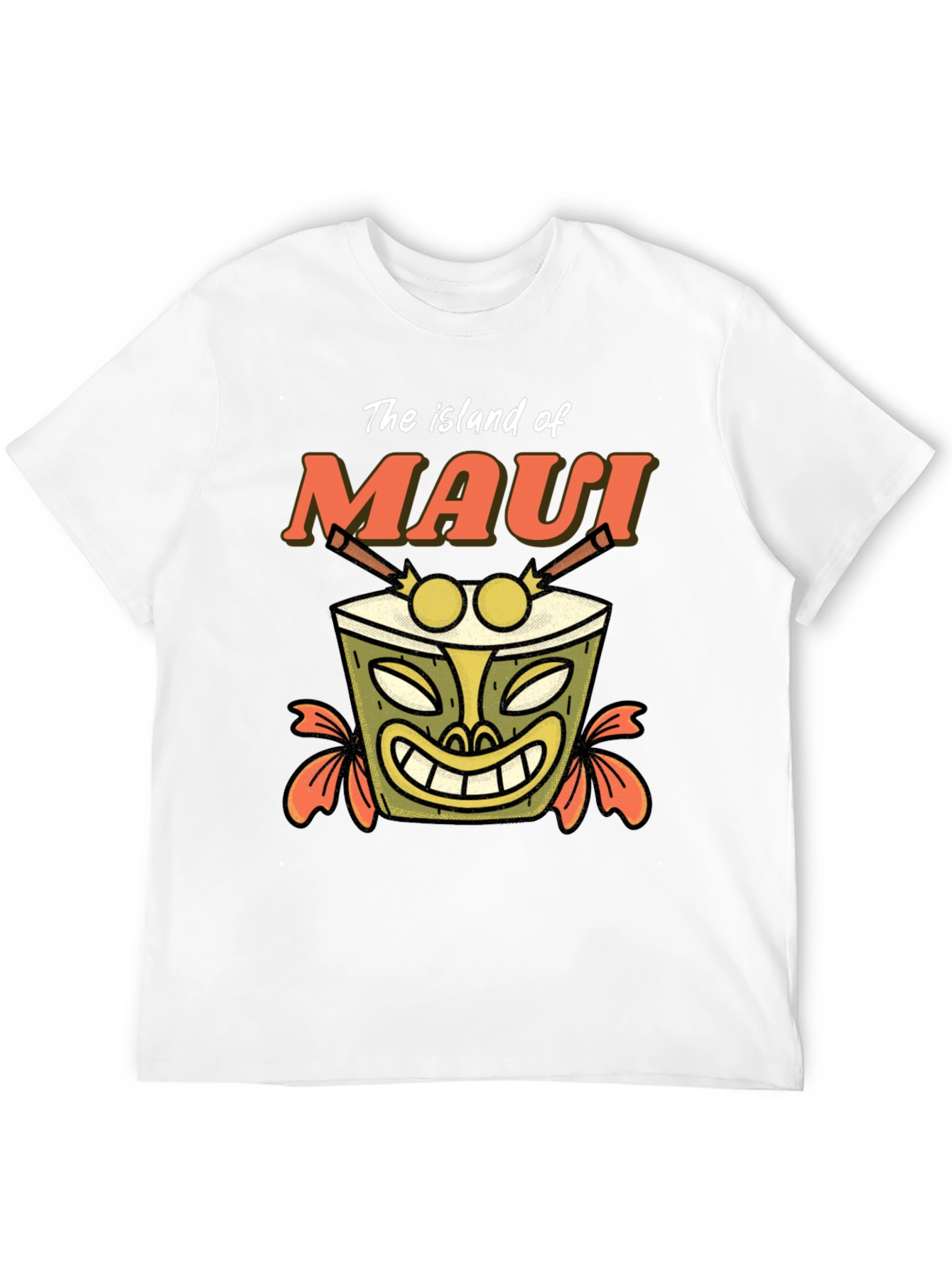 Island of Maui Tiki Drum T-Shirt