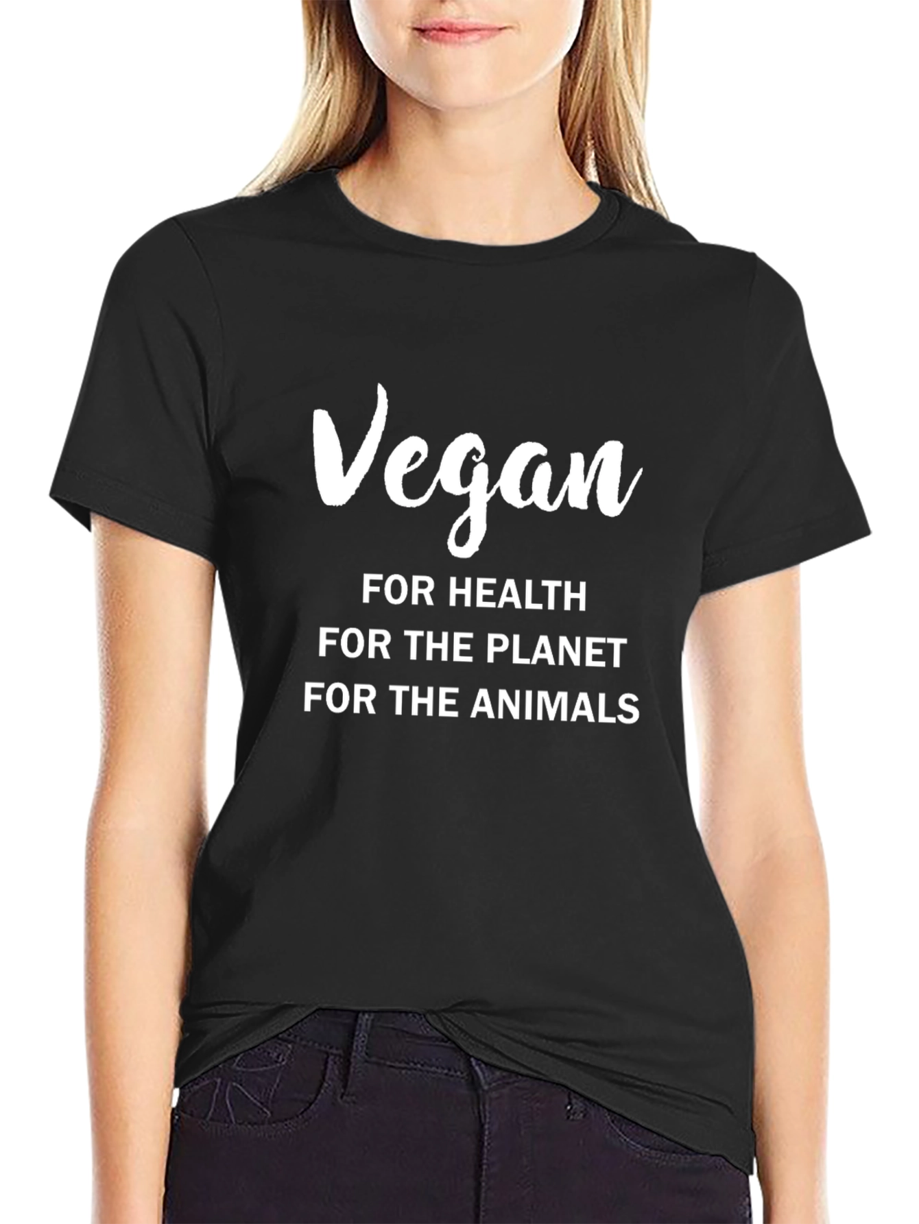 Vegan T-Shirt - Health Planet Animals!