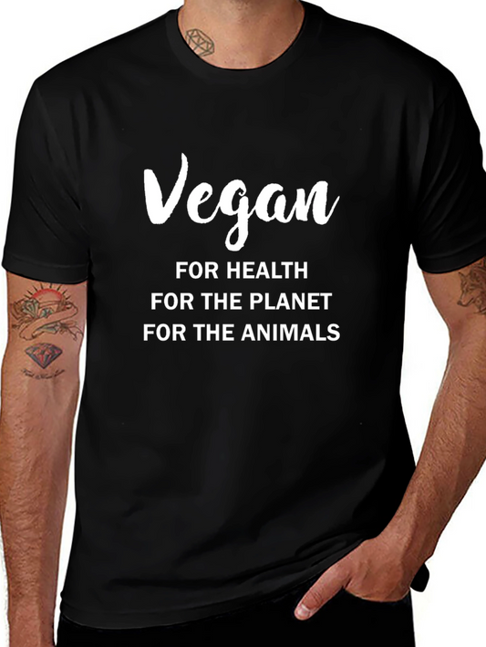 Vegan T-Shirt - Health Planet Animals!