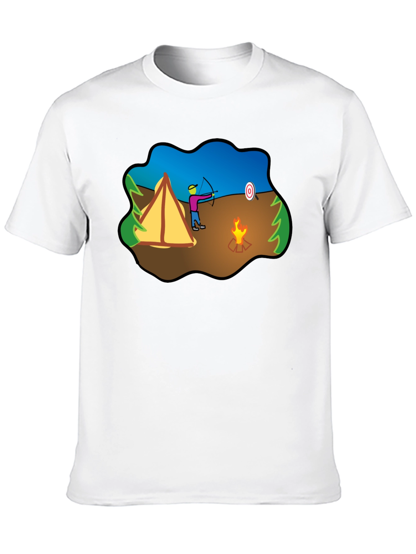 Archery Camping Graphic T-Shirt