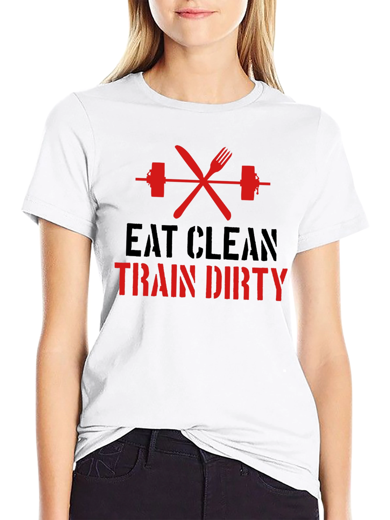 Eat Clean Train Dirty Graphic Tee