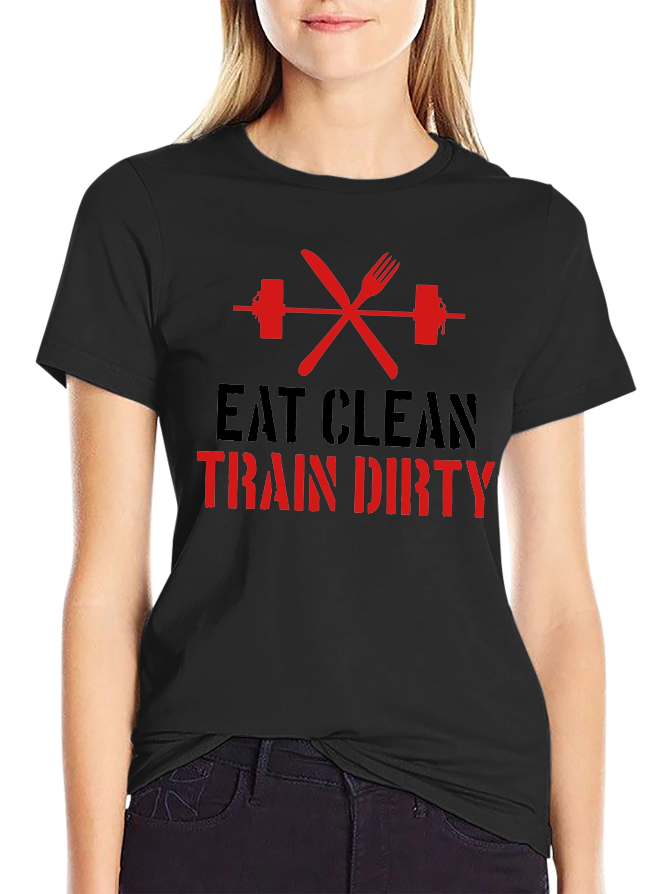Eat Clean Train Dirty Graphic Tee