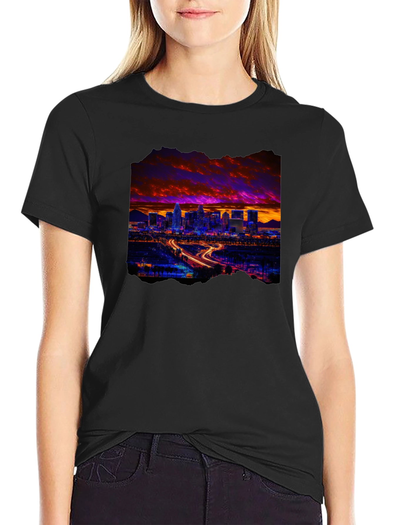 Cityscape Graphic Tee - Urban Style