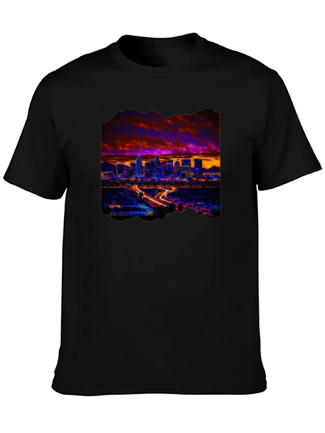Cityscape Graphic Tee - Urban Style