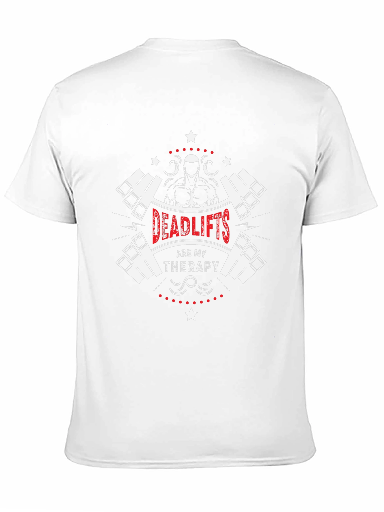 Deadlifts Are My Therapy Graphic Tee - Black