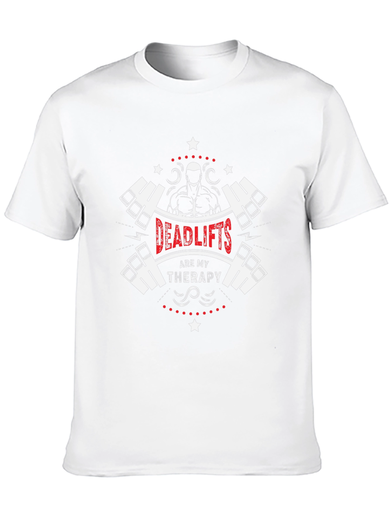Deadlifts Are My Therapy Graphic Tee - Black