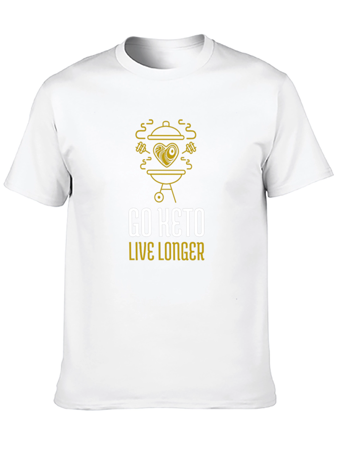 Go Keto Live Longer Graphic T-Shirt