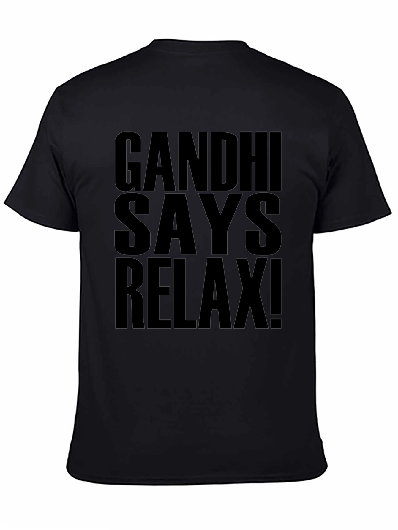 Gandhi Says Relax! Graphic Print T-Shirt