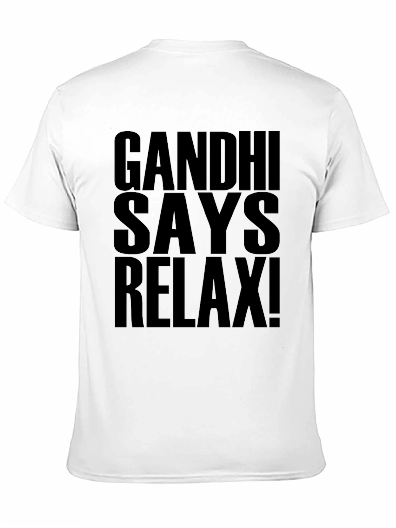 Gandhi Says Relax! Graphic Print T-Shirt
