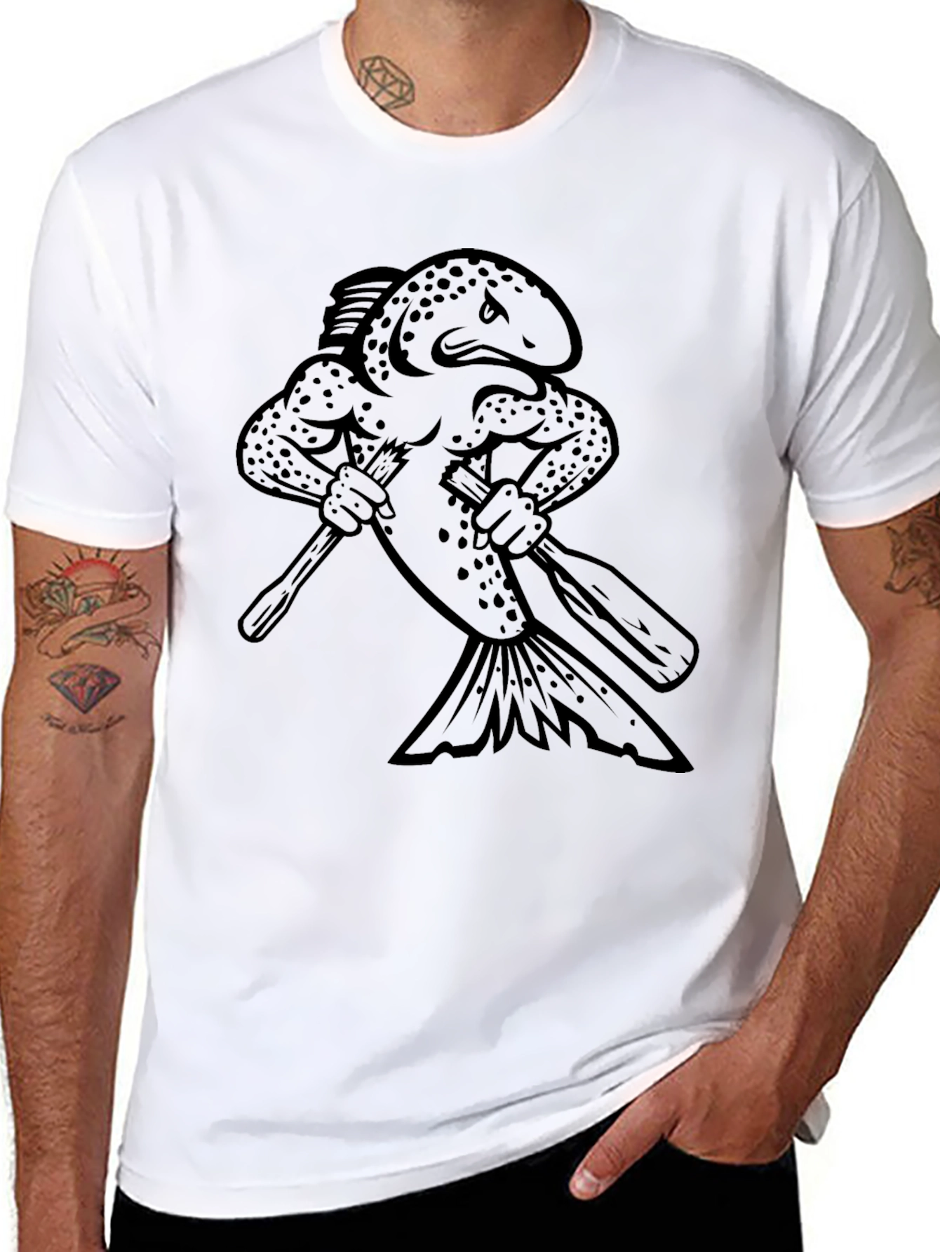 Black Fish Graphic T-Shirt