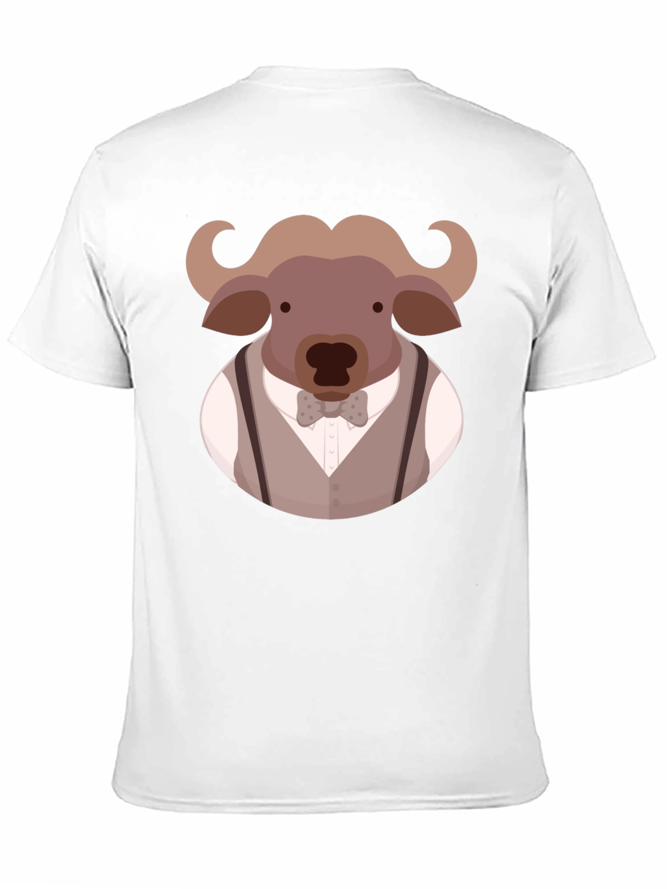 Buffalo Gentleman Graphic Tee - Black Cotton Blend