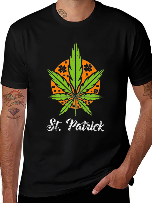 St. Patricks Day Weed Leaf T-Shirt