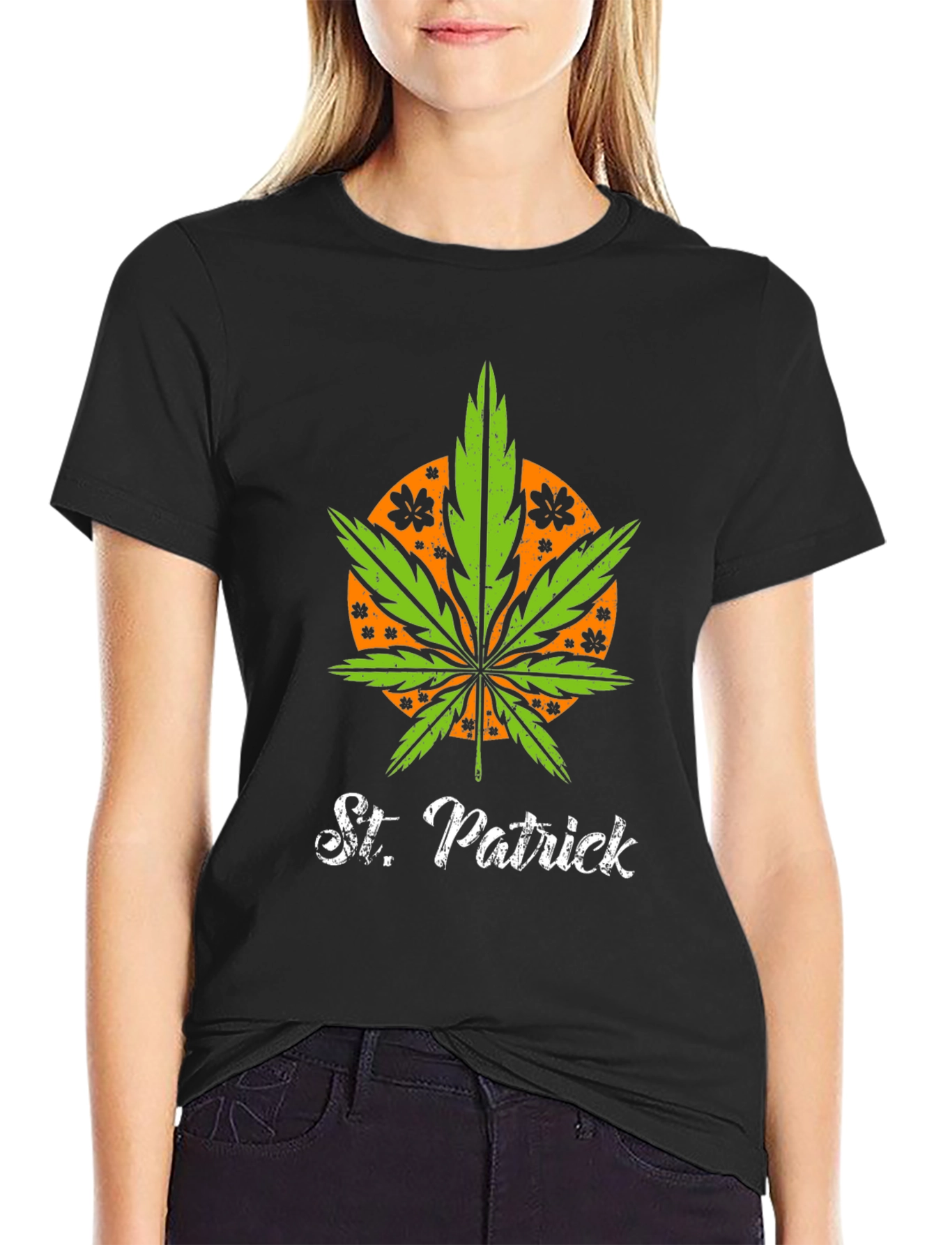 St. Patricks Day Weed Leaf T-Shirt