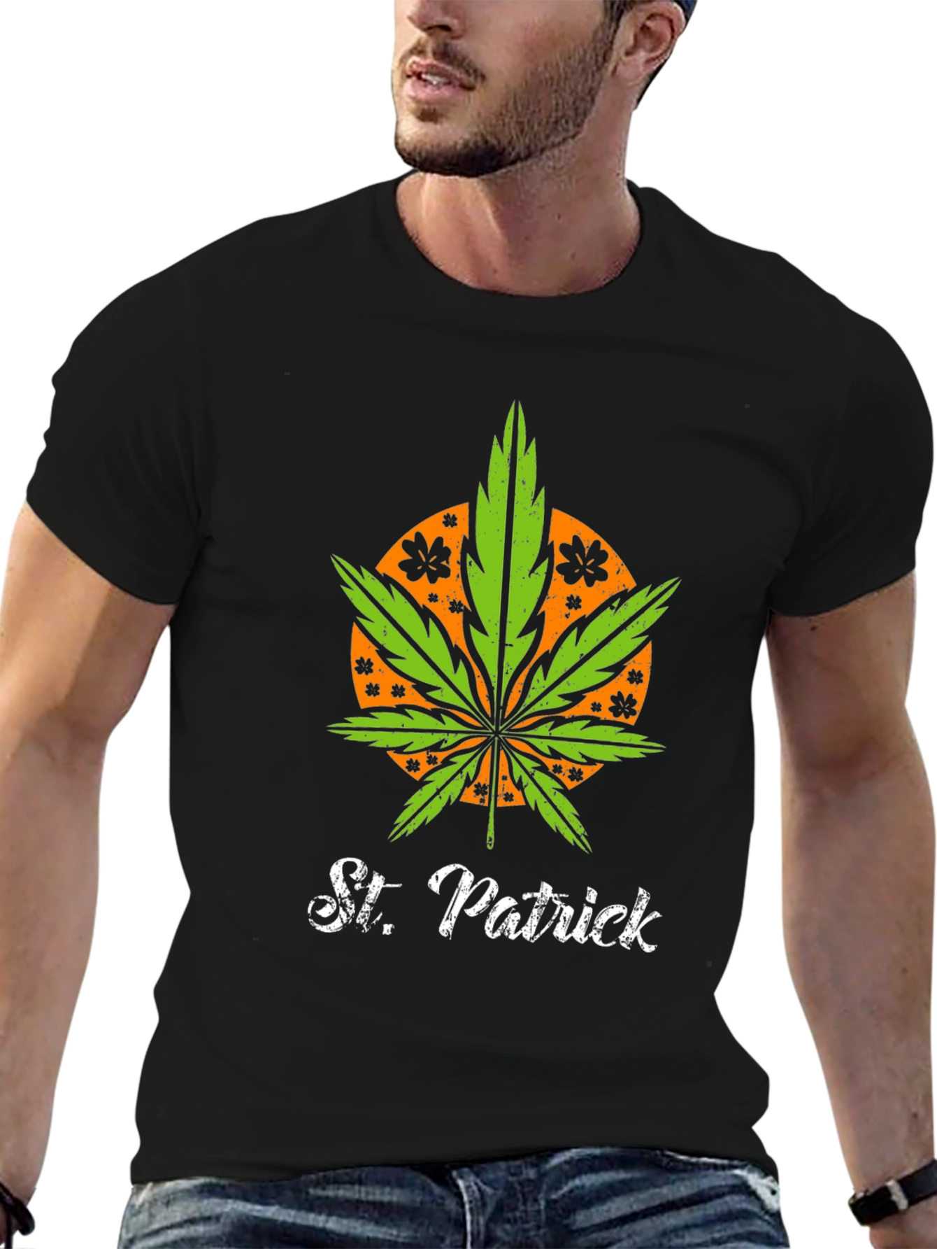 St. Patricks Day Weed Leaf T-Shirt