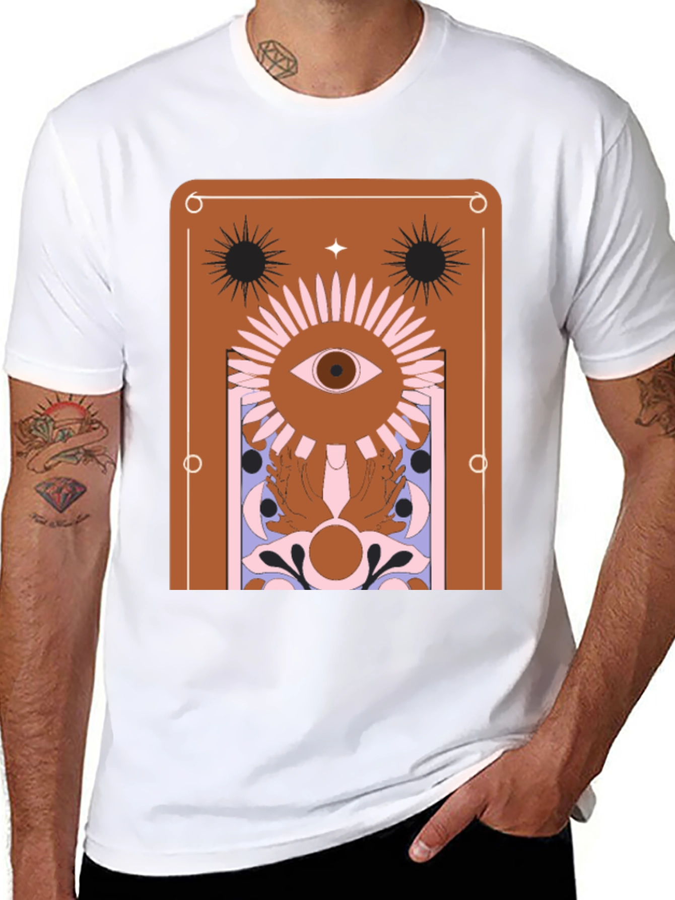 Mystic Eye Tarot Card Graphic Tee