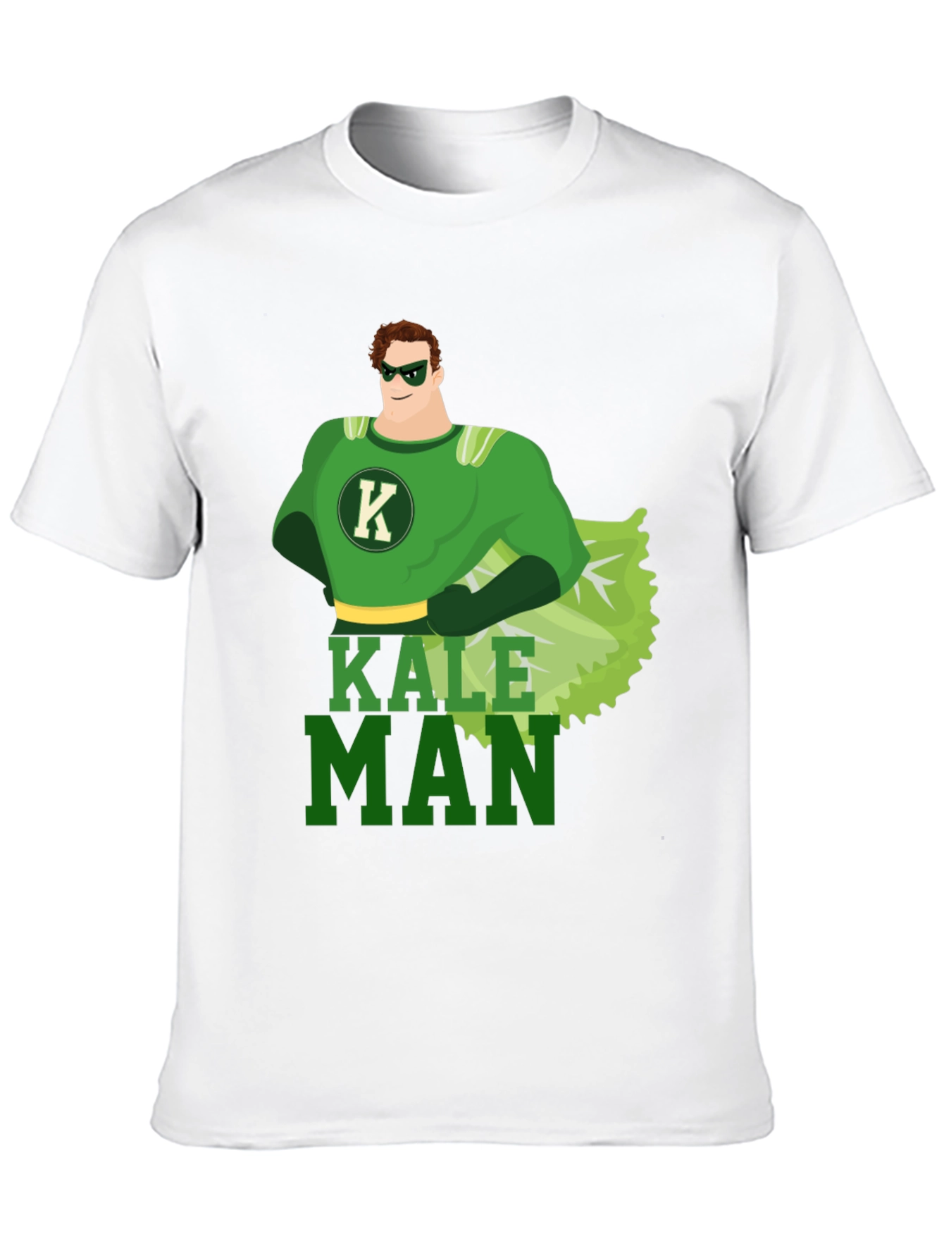 Kale Man T-Shirt - Superhero Style Tee