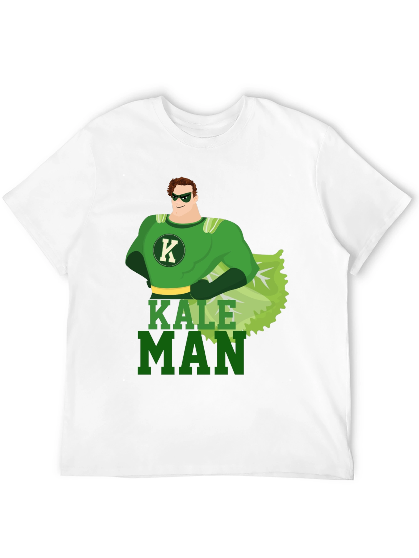 Kale Man T-Shirt - Superhero Style Tee