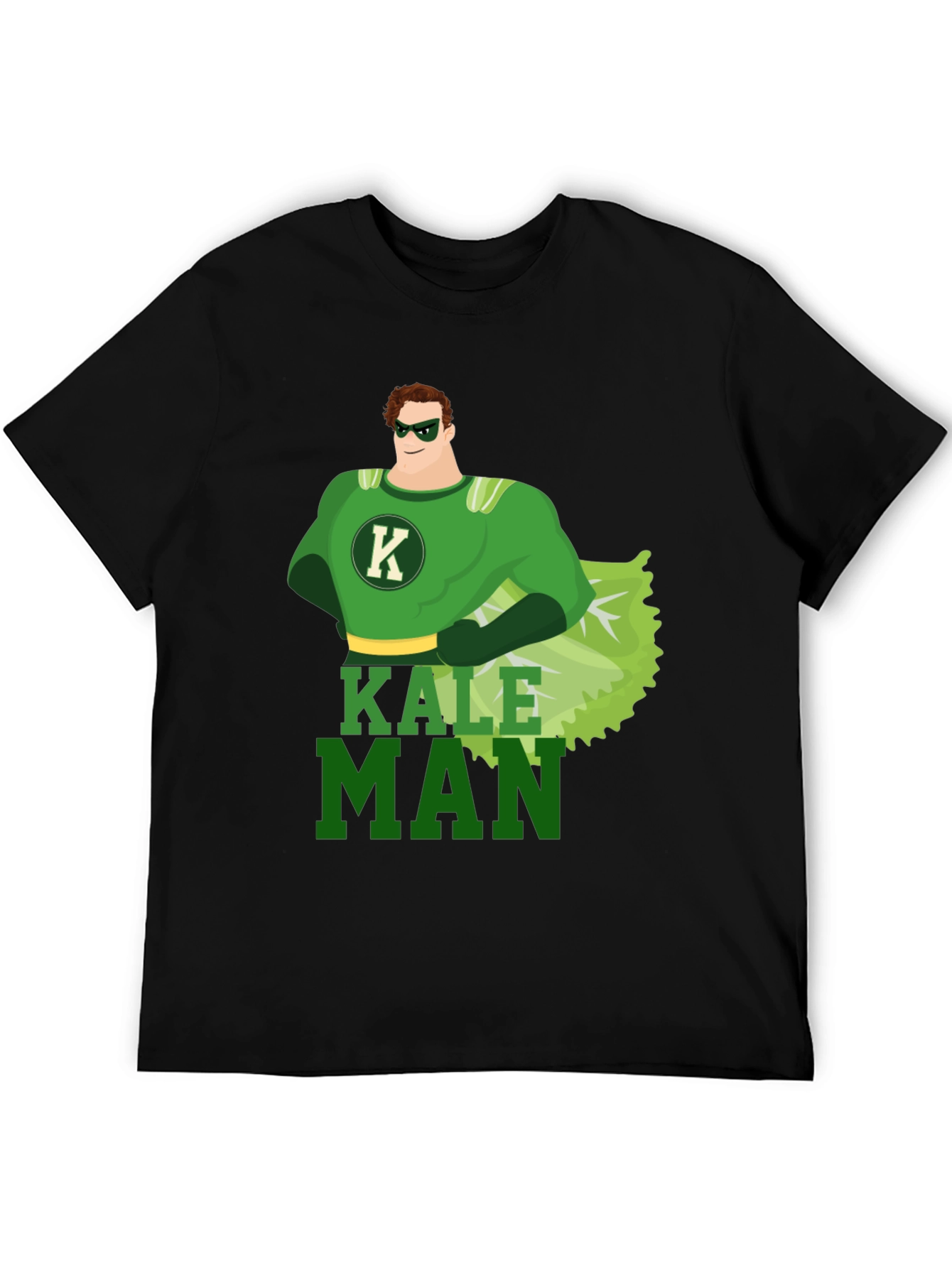 Kale Man T-Shirt - Superhero Style Tee