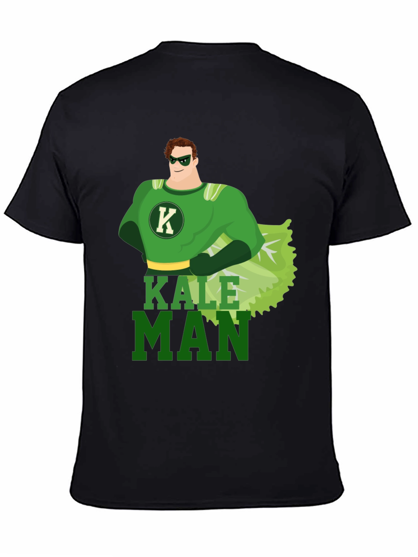 Kale Man T-Shirt - Superhero Style Tee