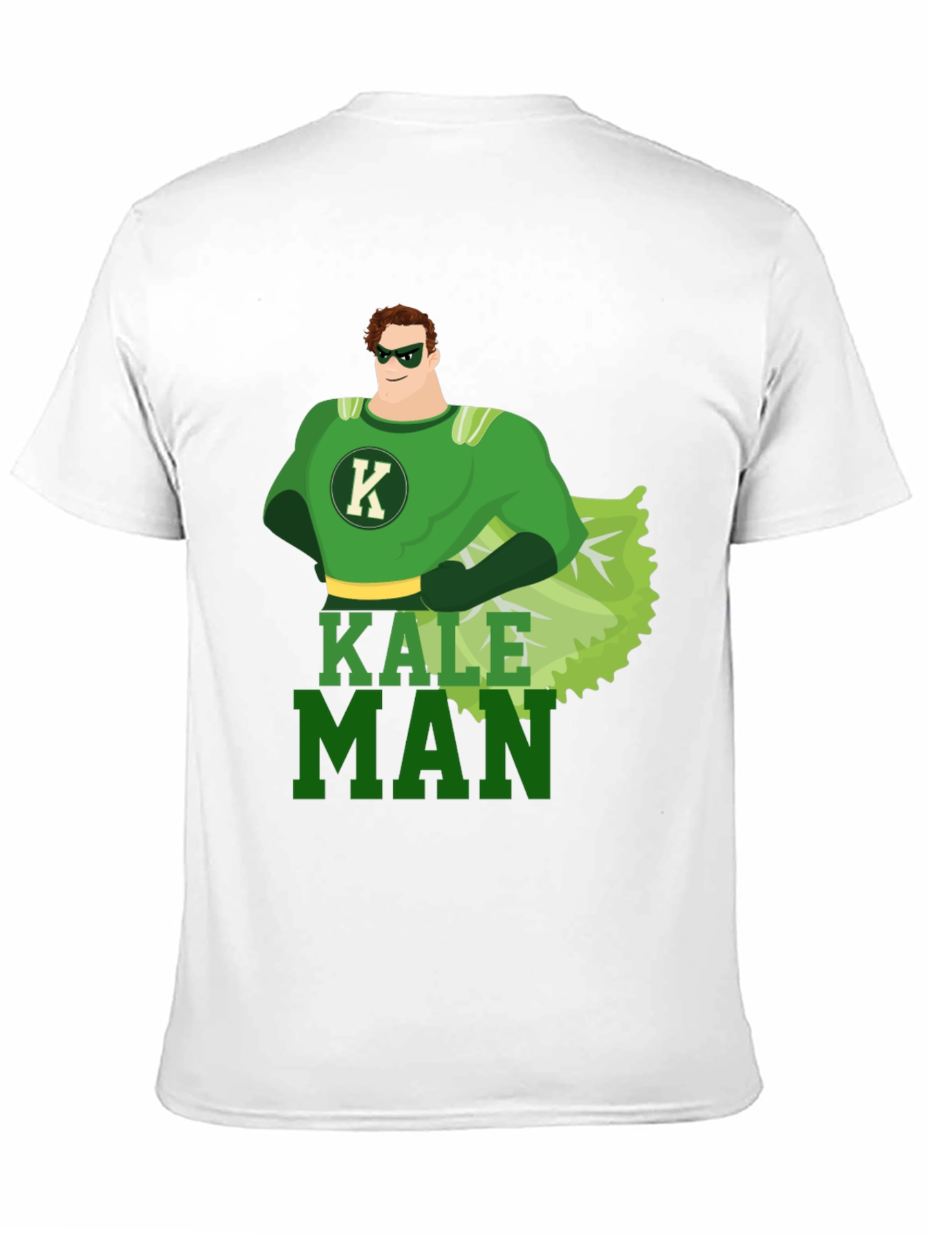 Kale Man T-Shirt - Superhero Style Tee