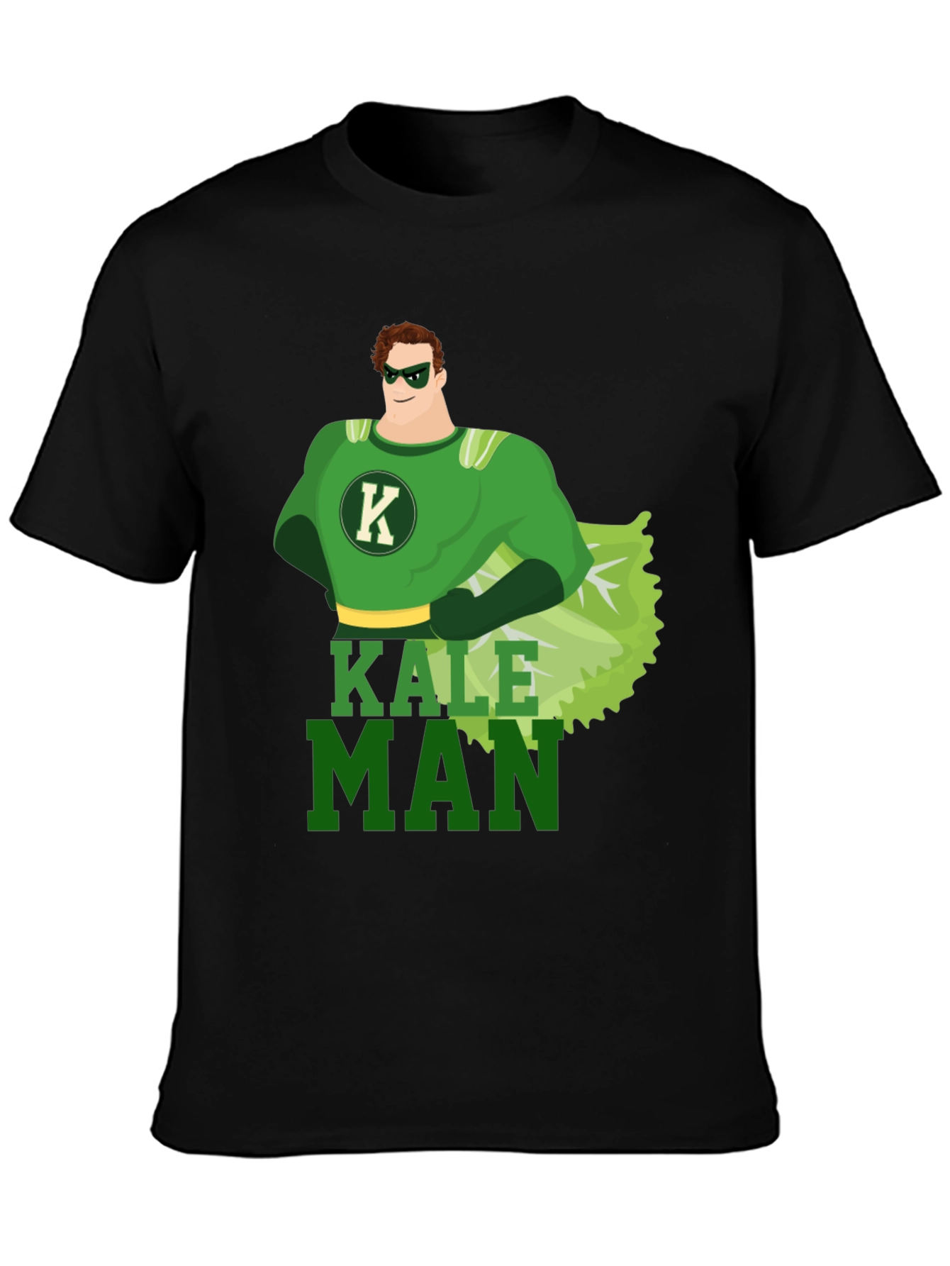 Kale Man T-Shirt - Superhero Style Tee