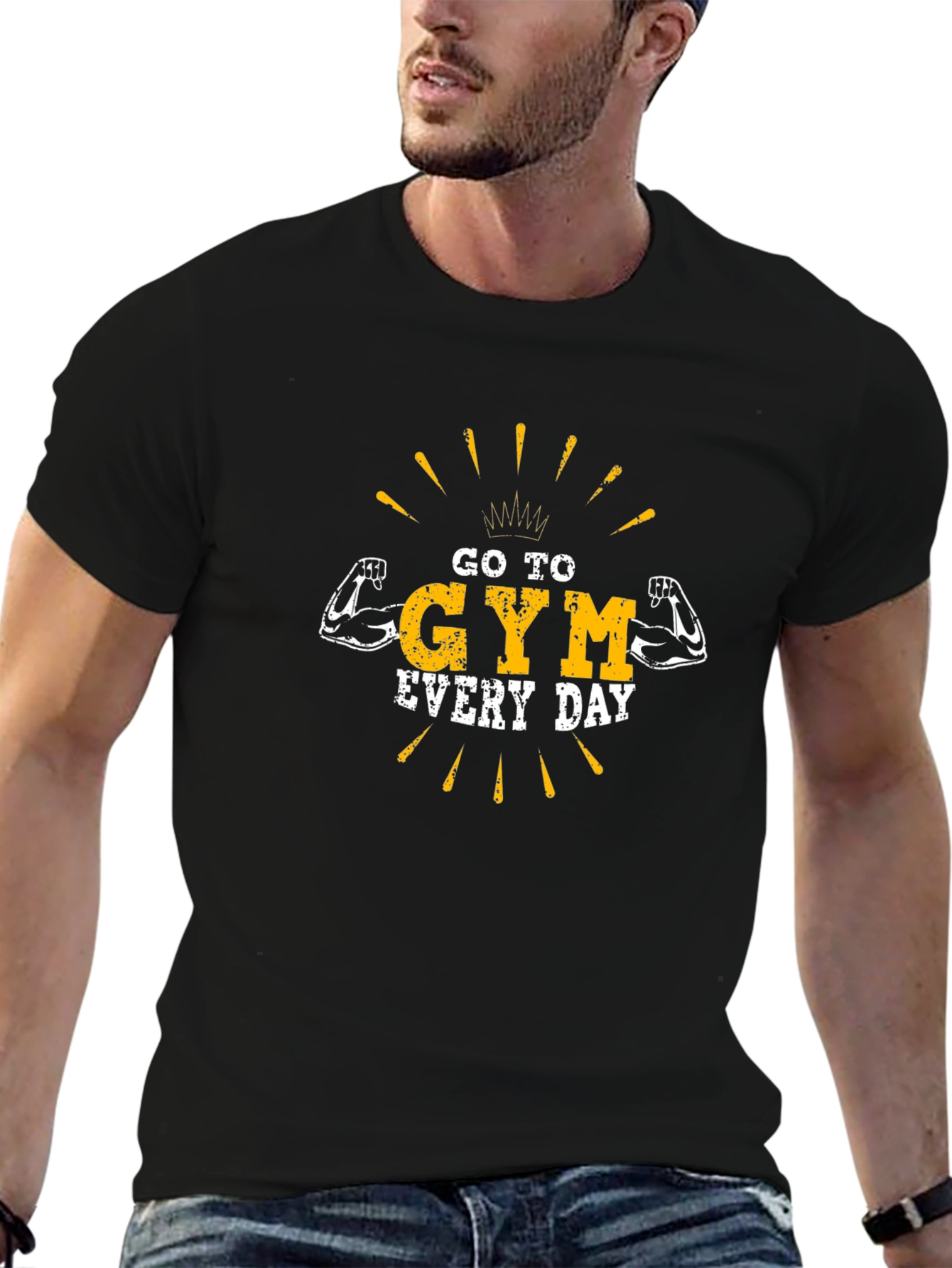 Go to Gym Everyday Graphic T-Shirt