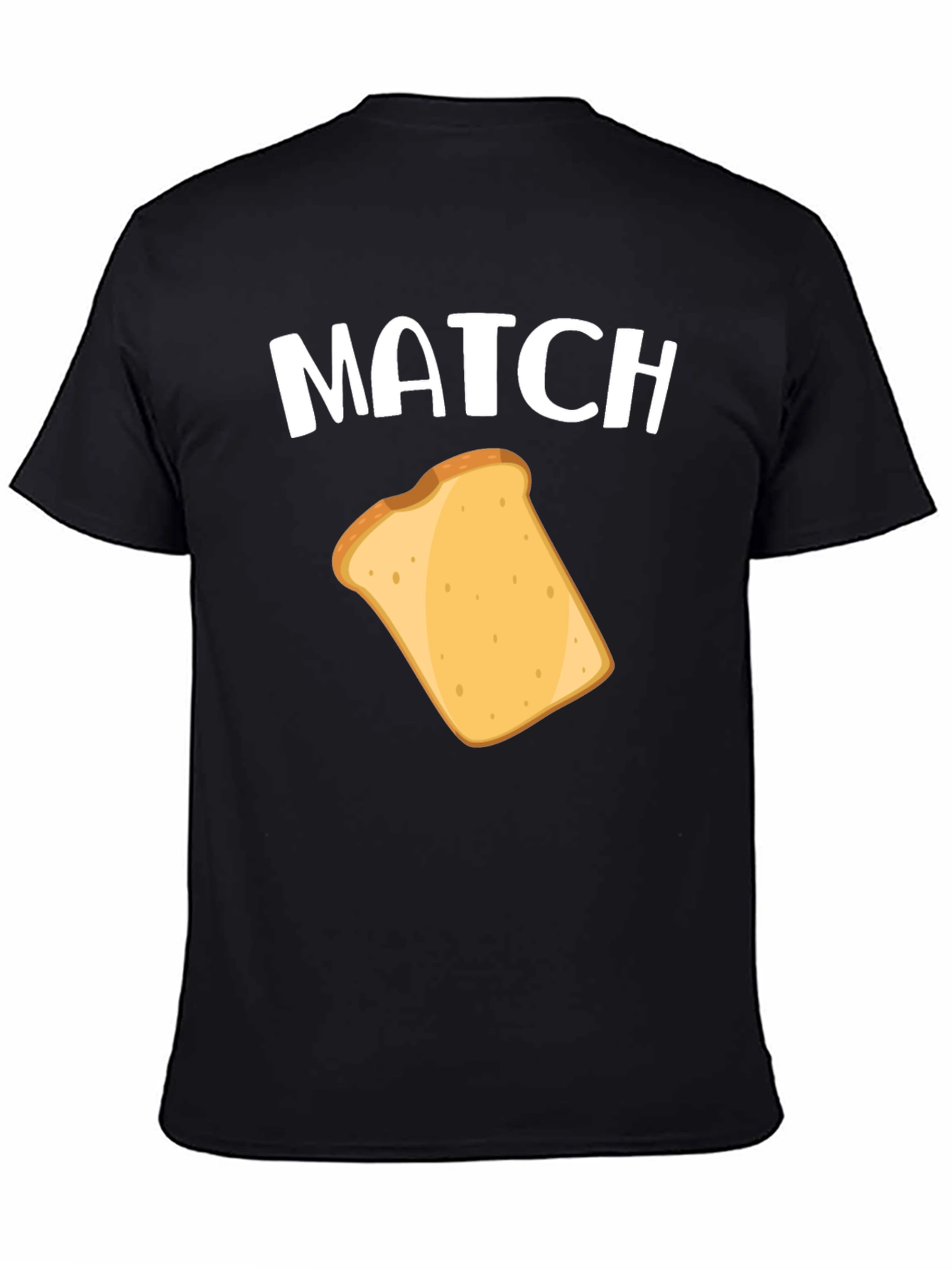 Match Toast Graphic T-Shirt - Funny Foodie Tee