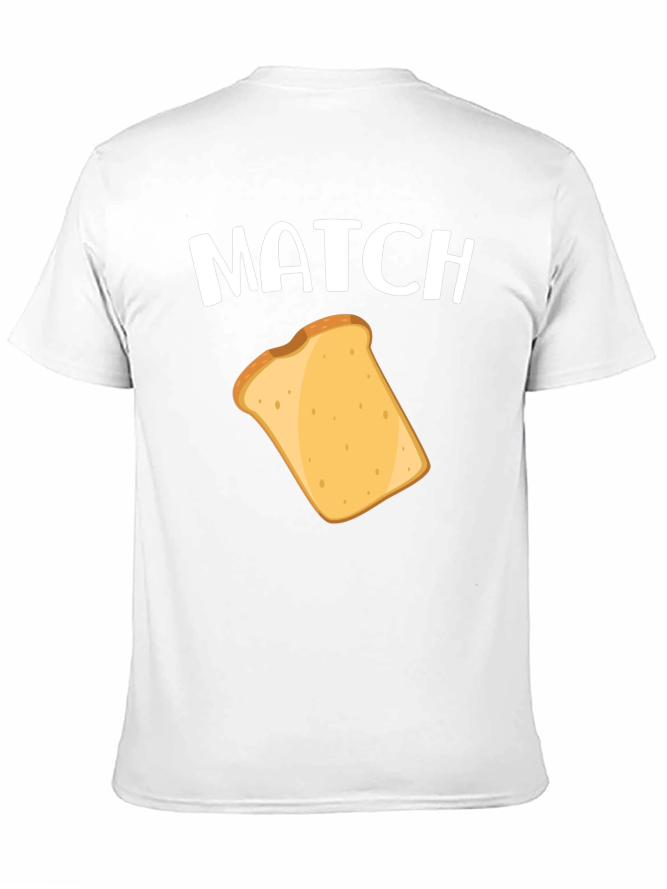 Match Toast Graphic T-Shirt - Funny Foodie Tee
