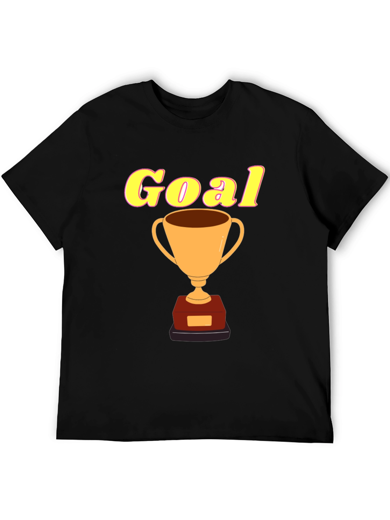 Goal Trophy Graphic Tee - Mens Black T-Shirt