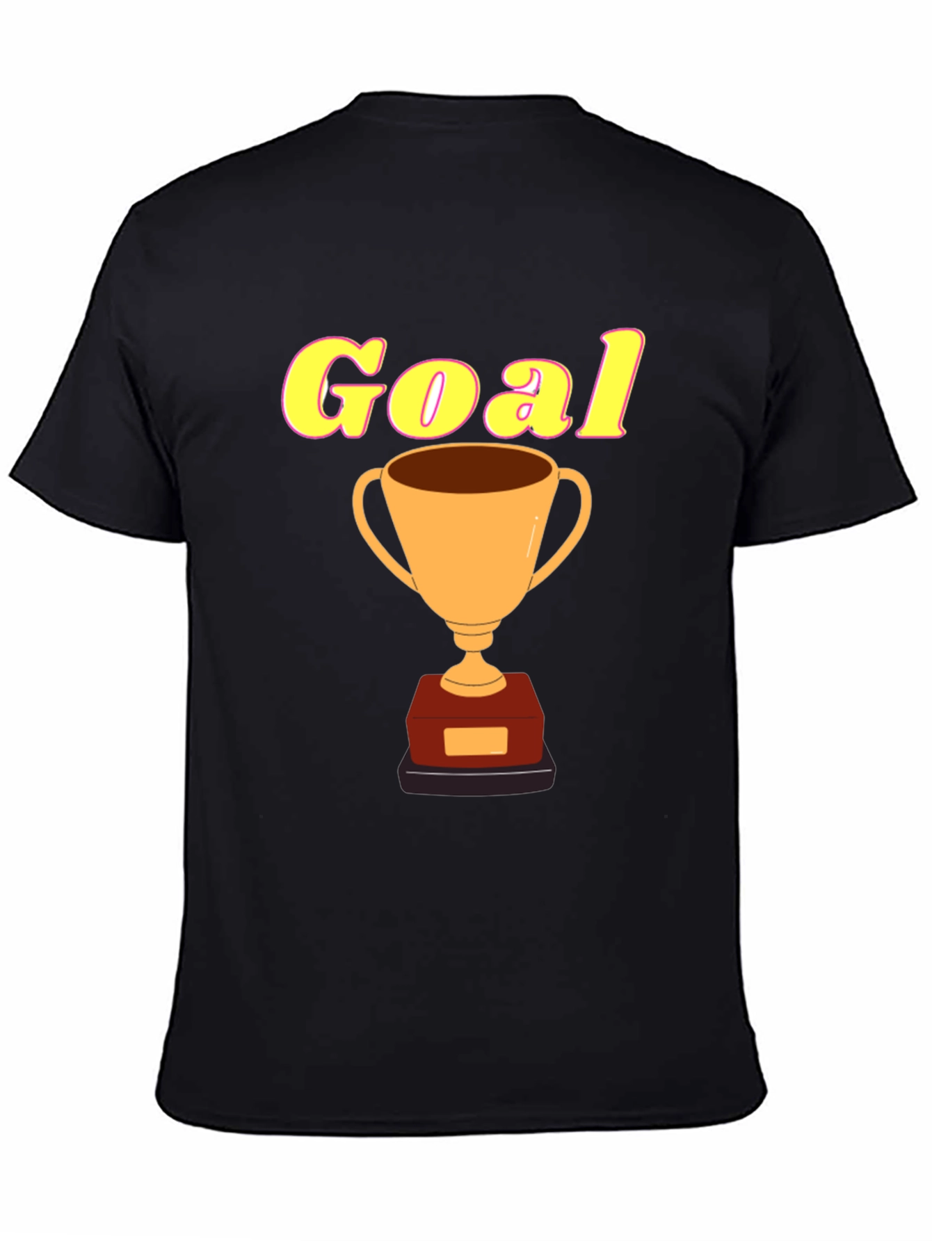 Goal Trophy Graphic Tee - Mens Black T-Shirt