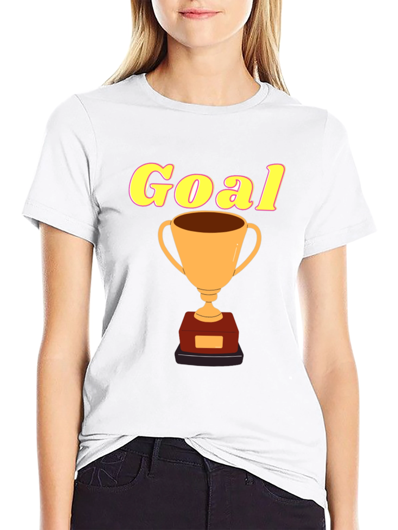 Goal Trophy Graphic Tee - Mens Black T-Shirt