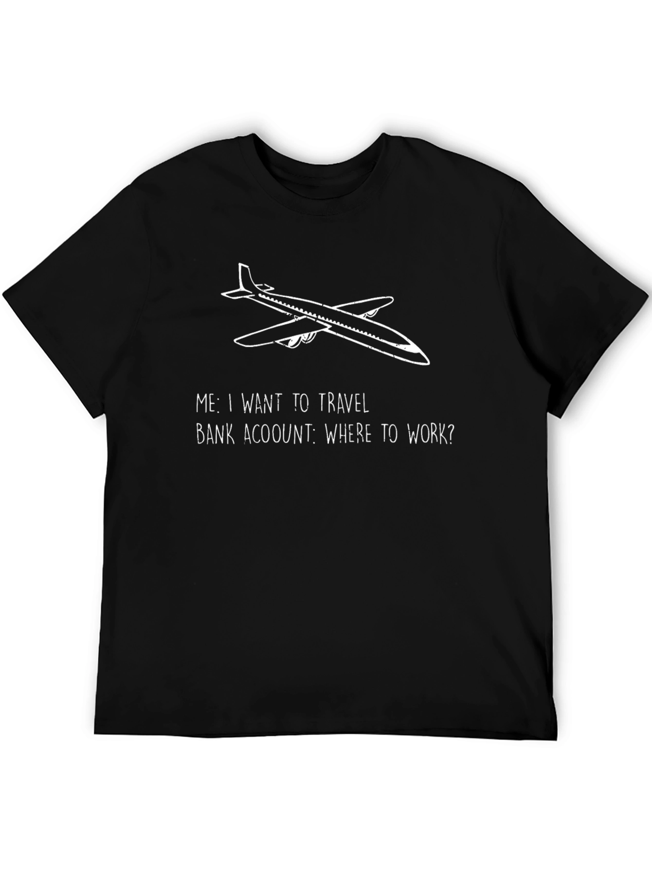 Travel Bug Tee: Airplane Graphic T-Shirt