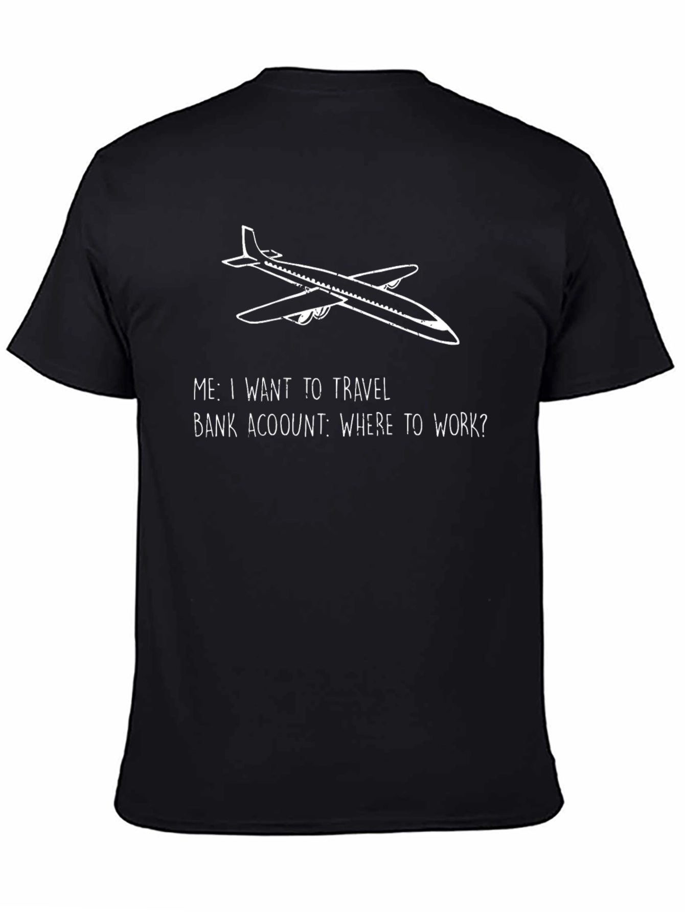 Travel Bug Tee: Airplane Graphic T-Shirt