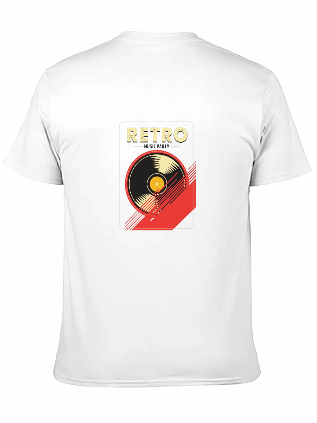 Retro Music Graphic T-Shirt - Stylish Black Tee