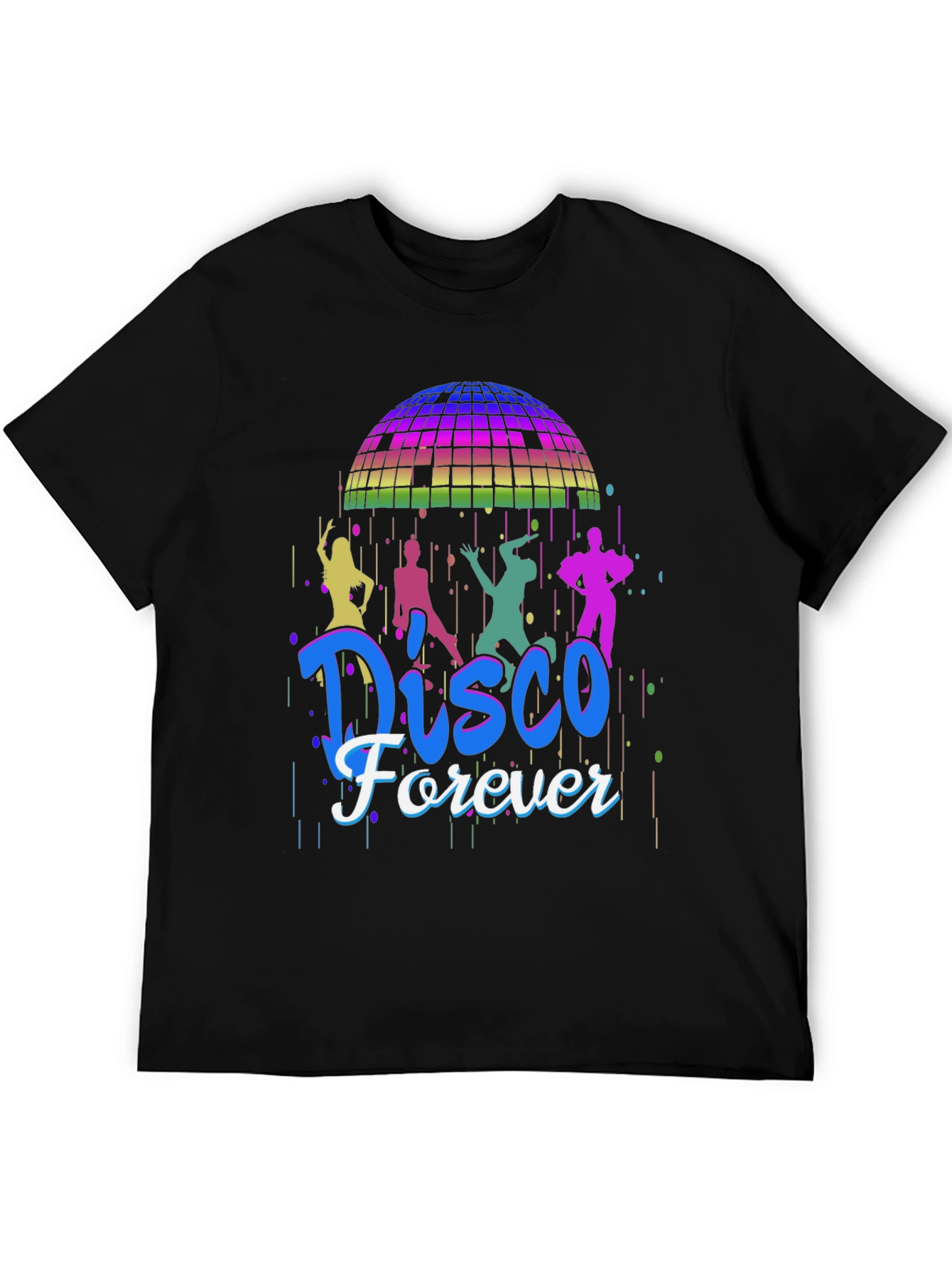 Disco Forever Graphic T-Shirt - Retro Party Tee