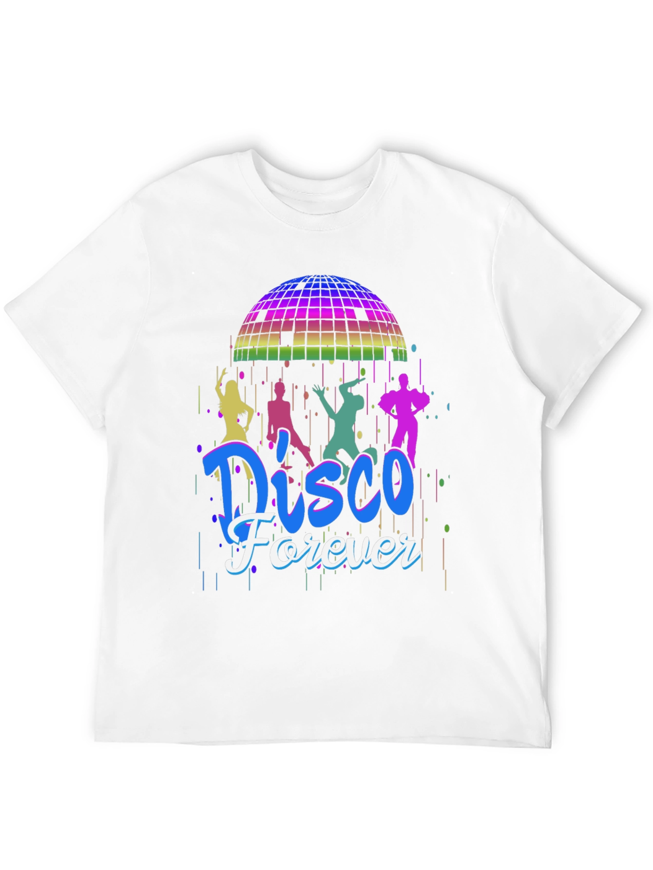 Disco Forever Graphic T-Shirt - Retro Party Tee