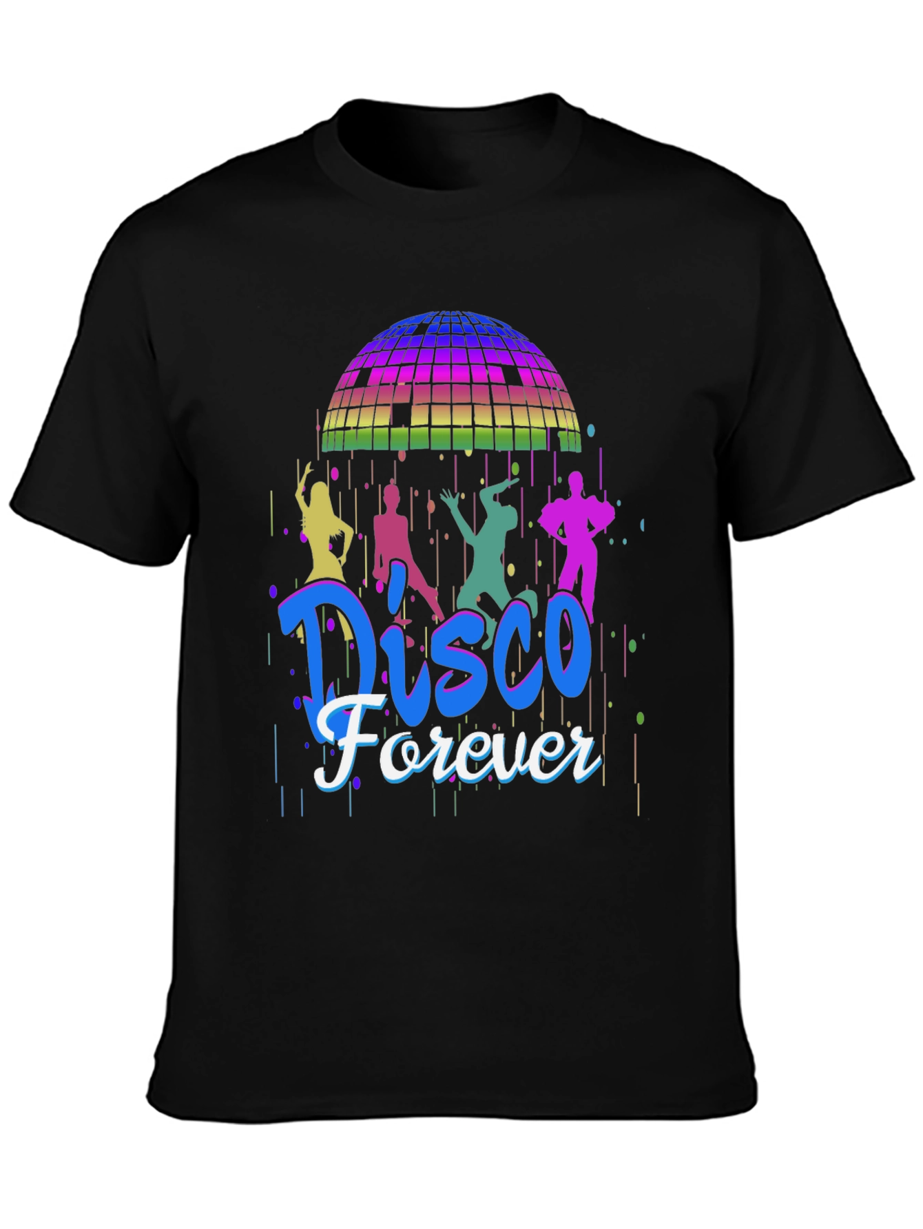 Disco Forever Graphic T-Shirt - Retro Party Tee