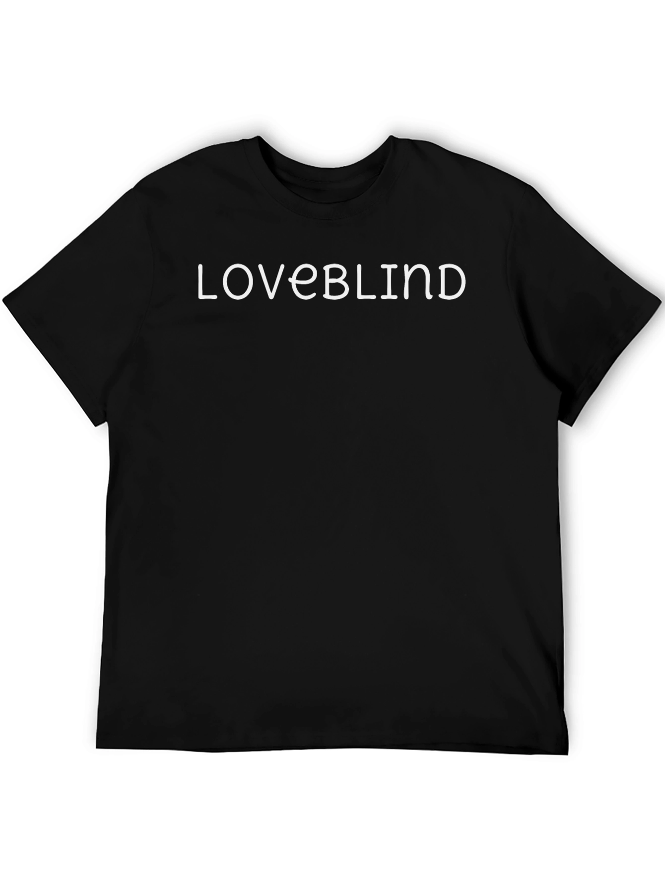 Loveblind Black Crew Neck T-Shirt
