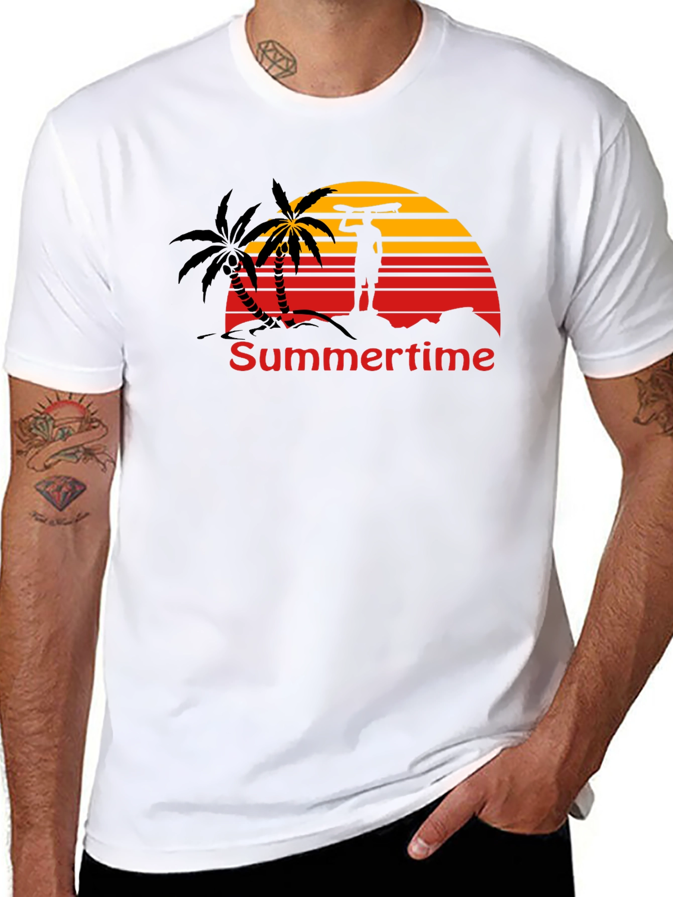 Summertime Graphic Tee - Beach Vibes