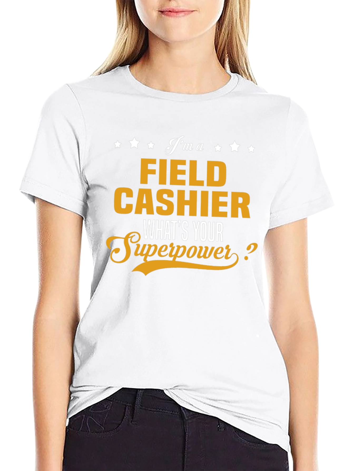 Field Cashier Superpower T-Shirt - Funny Job Pride Tee