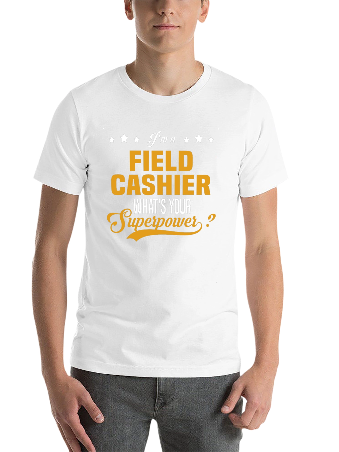 Field Cashier Superpower T-Shirt - Funny Job Pride Tee