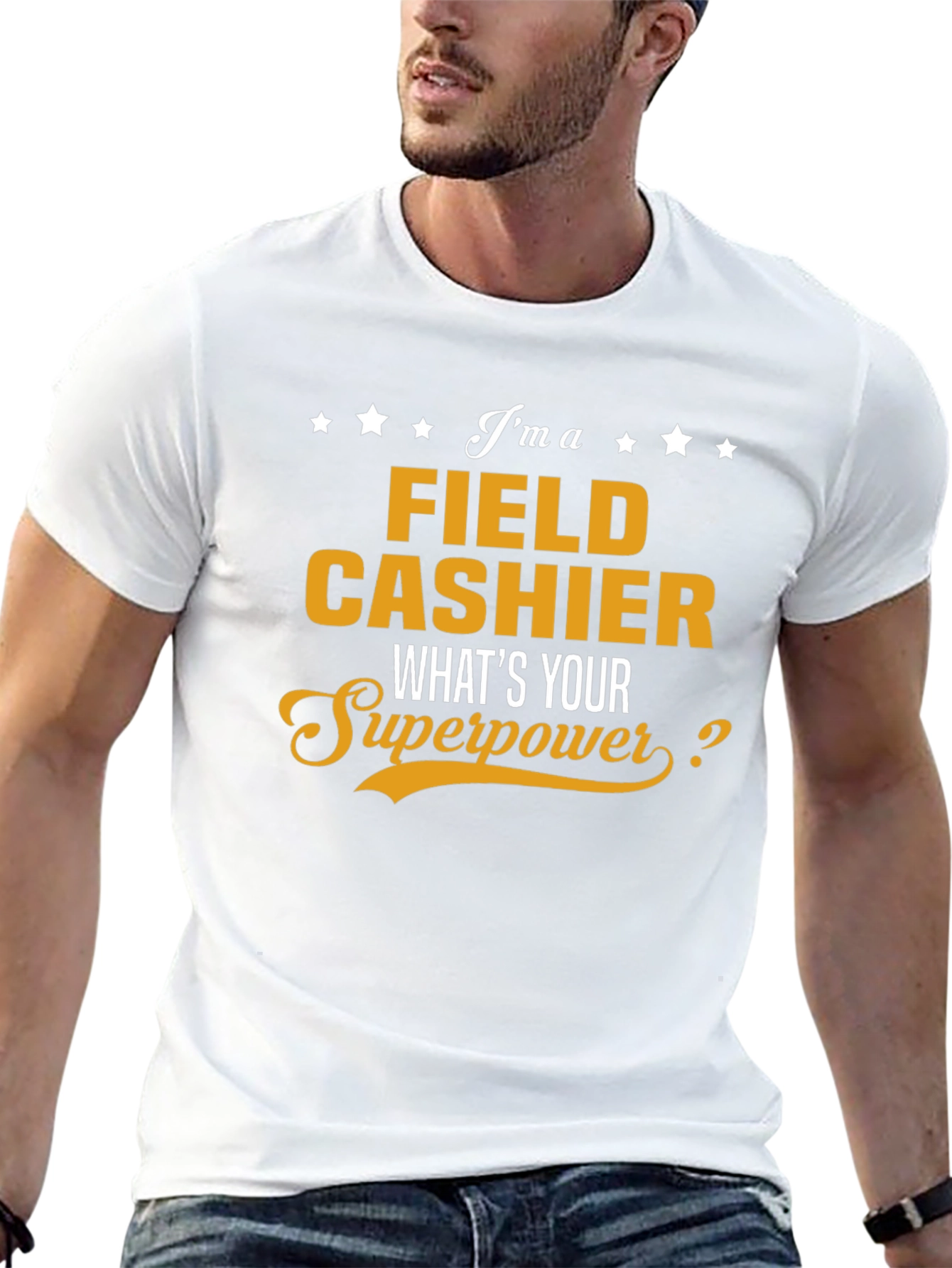Field Cashier Superpower T-Shirt - Funny Job Pride Tee
