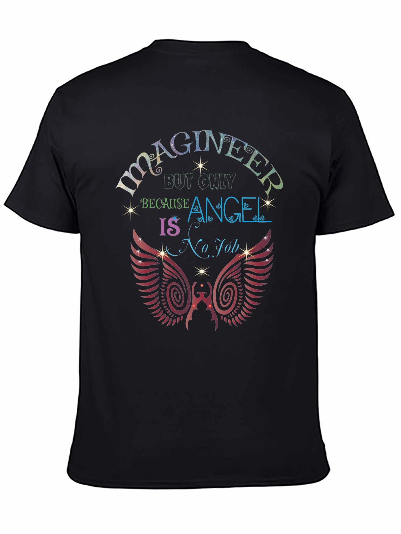 ImagiNEER Graphic T-Shirt - Angel is No Job
