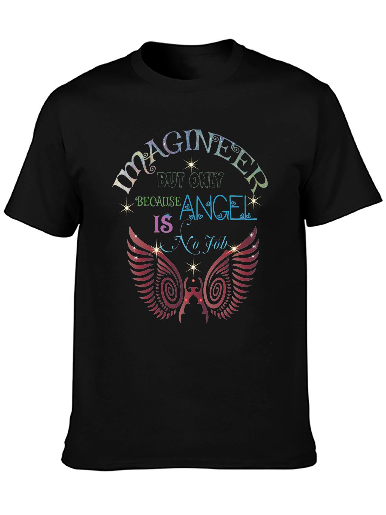 ImagiNEER Graphic T-Shirt - Angel is No Job