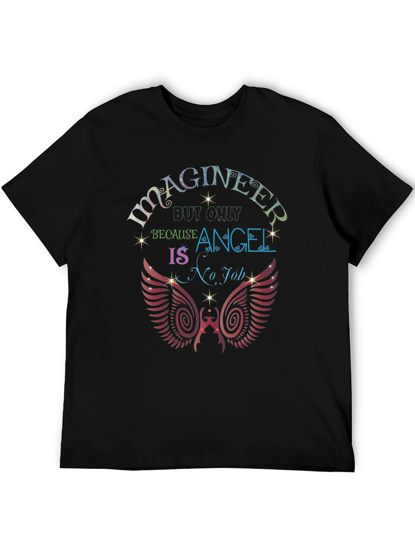 ImagiNEER Graphic T-Shirt - Angel is No Job