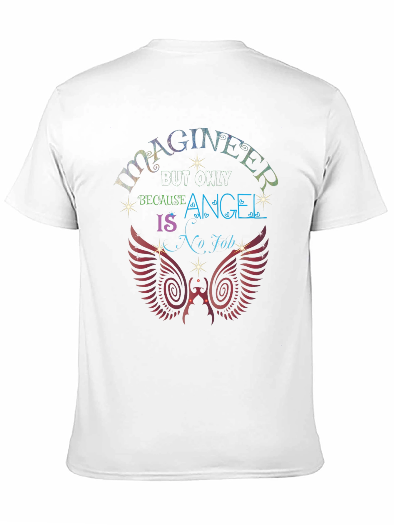 ImagiNEER Graphic T-Shirt - Angel is No Job