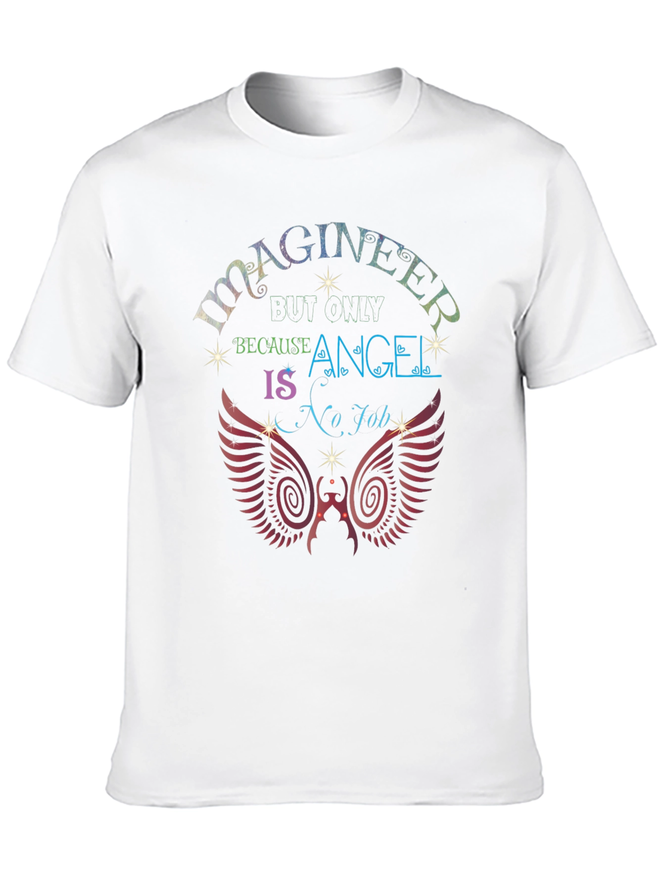 ImagiNEER Graphic T-Shirt - Angel is No Job