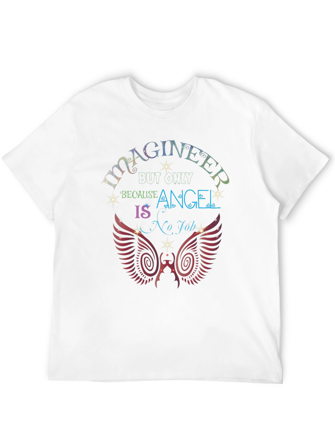 ImagiNEER Graphic T-Shirt - Angel is No Job